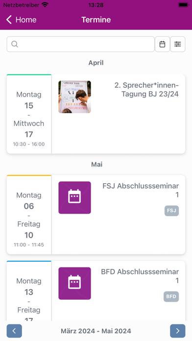 Freiwilligendienste Sport NRW App screenshot