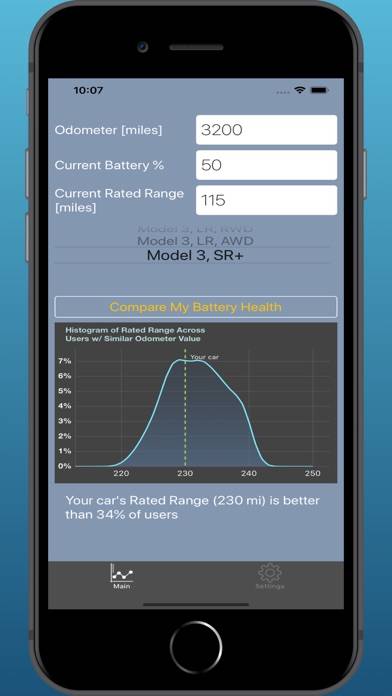 BatteryCompare: for EV Cars Captura de pantalla de la aplicación #1