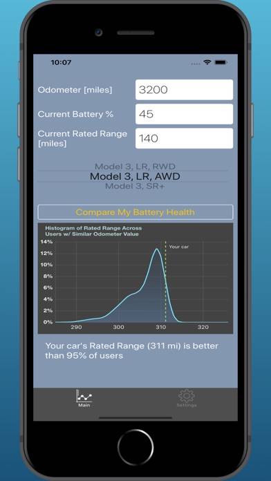 BatteryCompare: for EV Cars App screenshot #2