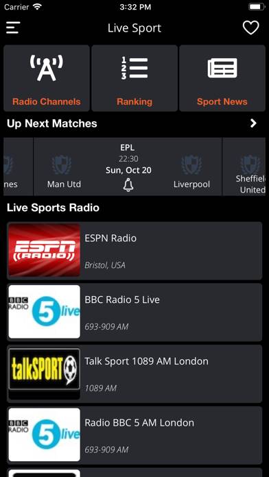 Live Sport Channels Schermata dell'app #6