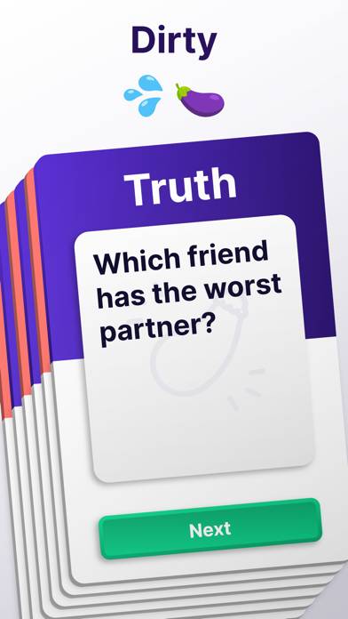 Truth or Dare Party Game Dirty App screenshot #2