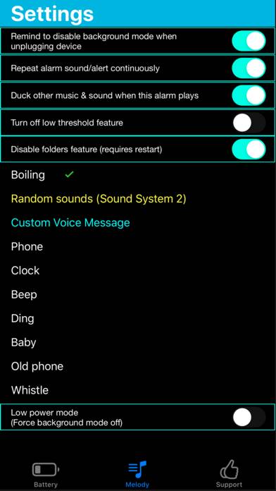 Battery Life Alarm PRO App-Screenshot #2