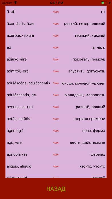 Latin Audio Cards in Russian App screenshot #5