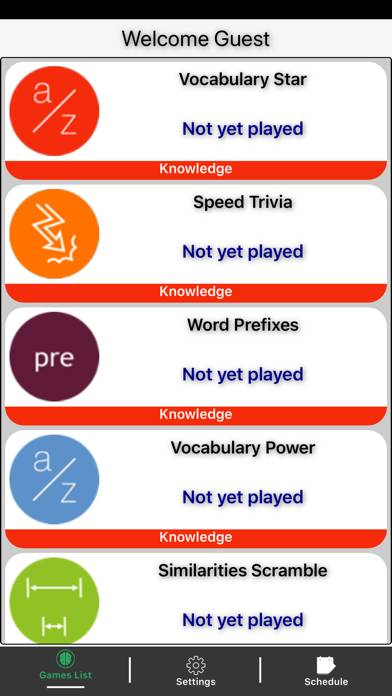 Word Games Pro App screenshot #1