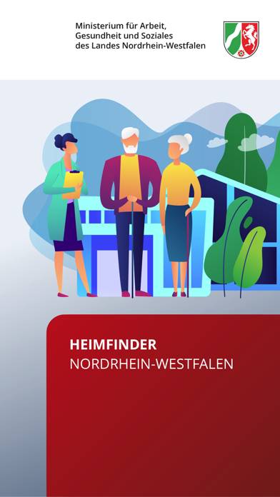 Heimfinder NRW Bildschirmfoto