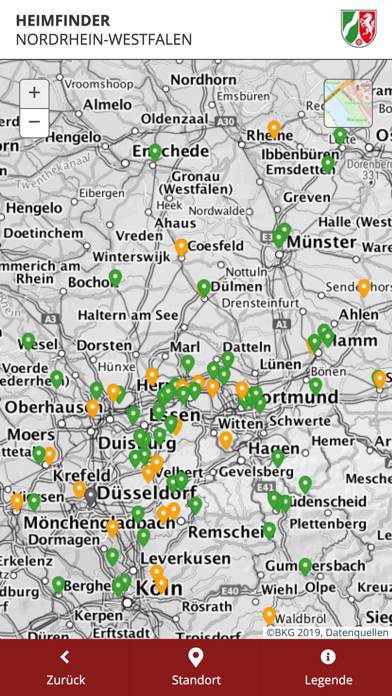 Heimfinder NRW App screenshot #3