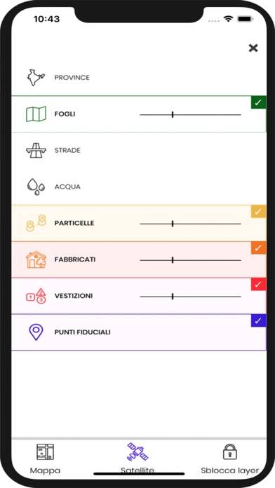 TMap Schermata dell'app