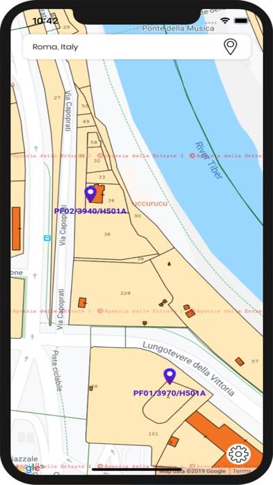 TMap Schermata dell'app