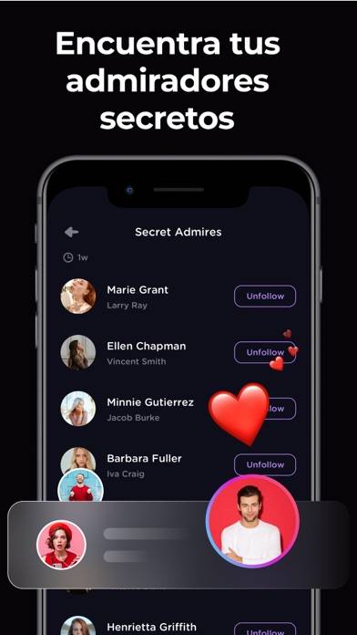 Reports plus for Followers Tracker Captura de pantalla de la aplicación