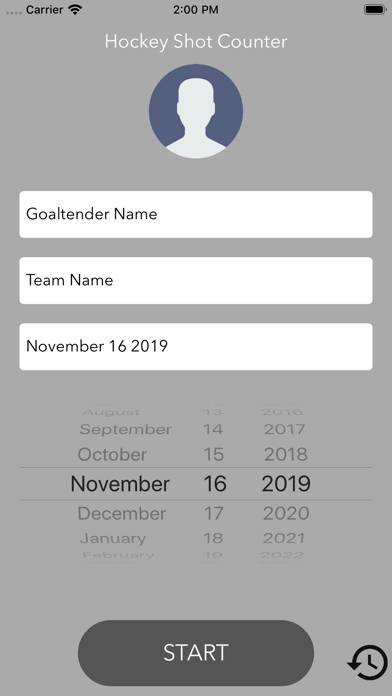 Hockey Shot Counter App screenshot #2