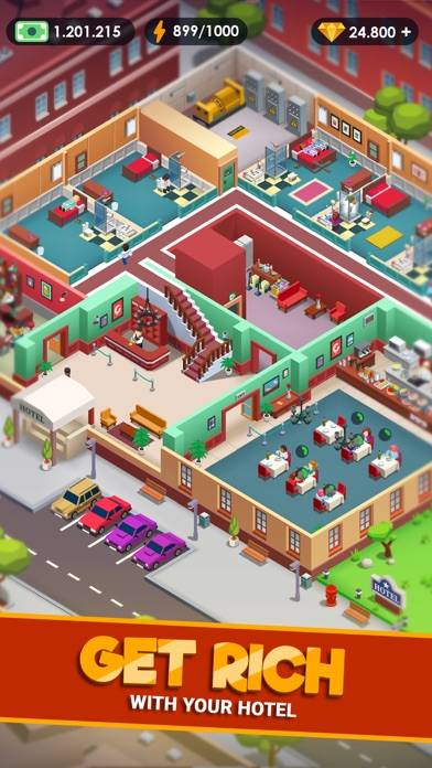 Idle Hotel Empire Tycoon－Game Captura de pantalla de la aplicación #2