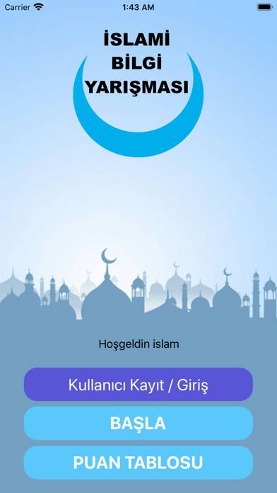 İslami Bilgi Yarışması App screenshot #1