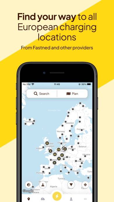 Fastned - E auto laden Bildschirmfoto