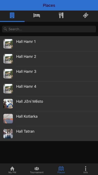 Prague Masters App skärmdump