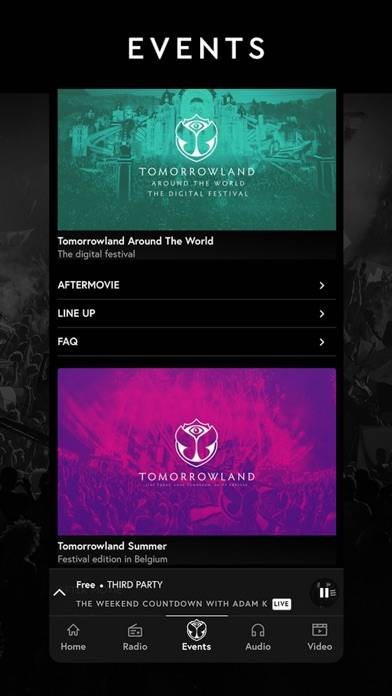Tomorrowland Captura de pantalla de la aplicación #3