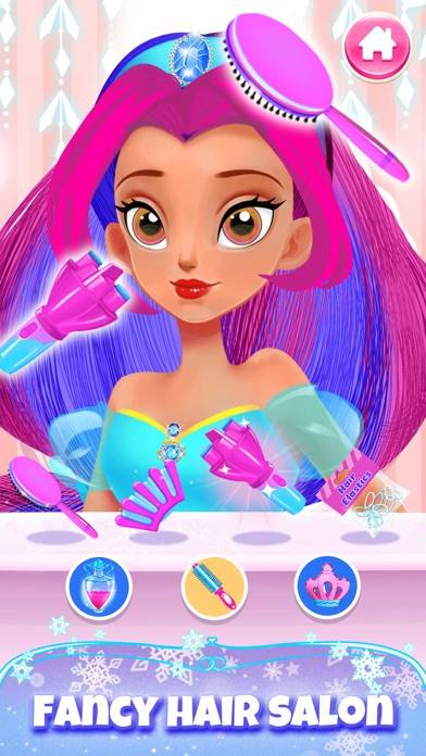 Princess Hair Salon Girl Games Capture d'écran de l'application #1
