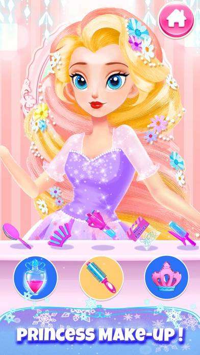 Princess Hair Salon Girl Games Capture d'écran de l'application #3