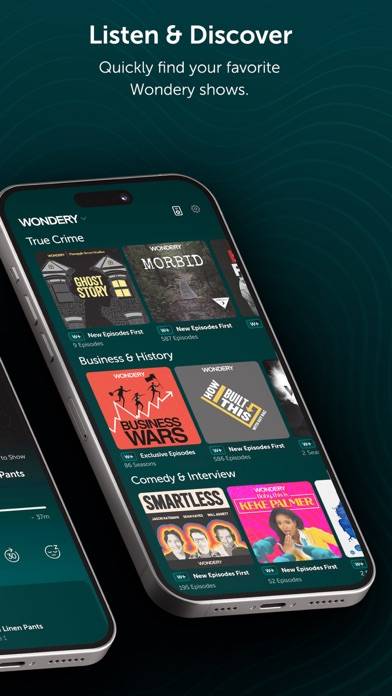 Wondery: Discover Podcasts App screenshot