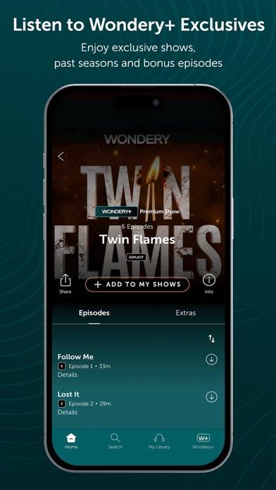 Wondery: Discover Podcasts App screenshot