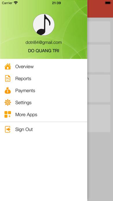 Earnings Report for Admob Pro App skärmdump
