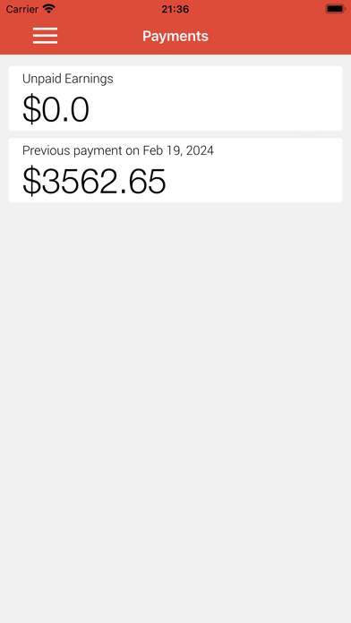 Earnings Report for Admob Pro App skärmdump
