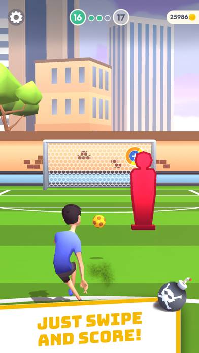Flick Goal! Captura de pantalla de la aplicación #1