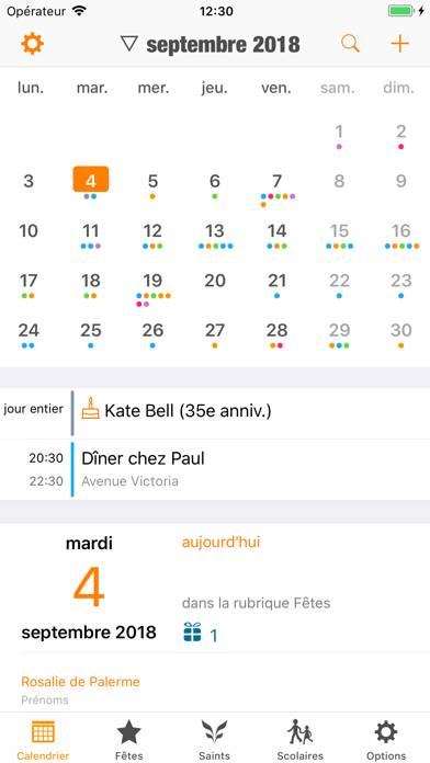 France Agenda App screenshot #1