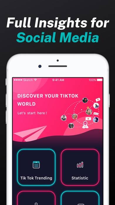 TikReports plus: Followers Tracker App screenshot