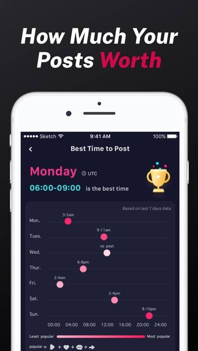 TikReports plus: Followers Tracker App screenshot