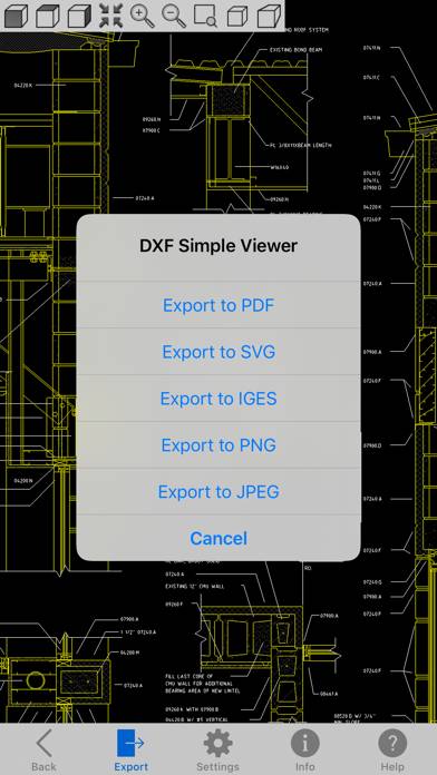 DXF Simple Viewer Schermata dell'app #3