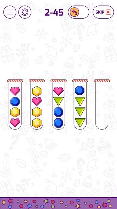 Bubble Sort Color Puzzle Game App screenshot #2