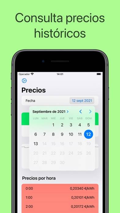 Precio Luz España App screenshot #2