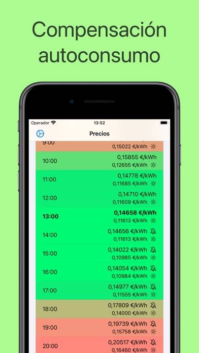 Precio Luz España App screenshot #5
