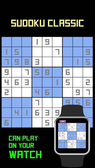 Sudoku Classic : Watch & Phone App preview #1