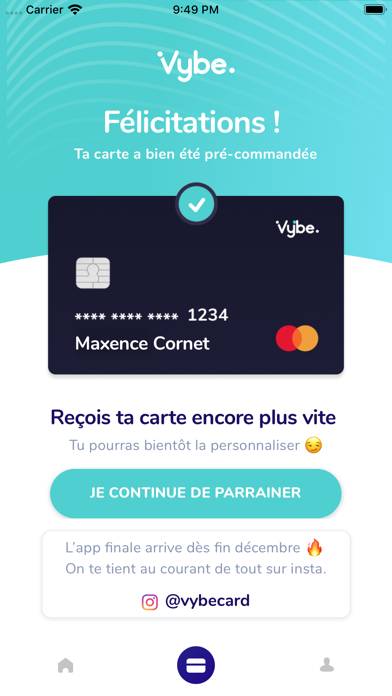 Vybe Capture d'écran de l'application