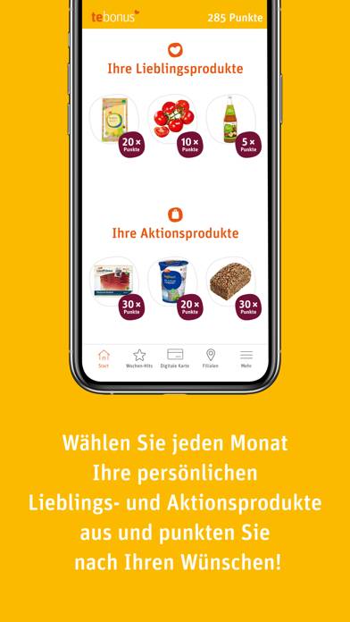 Tegut... tebonus App-Screenshot