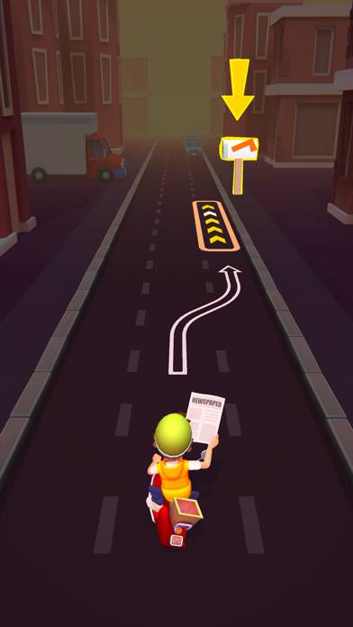 Paper Boy Race: Run & Rush 3D Скриншот приложения #4