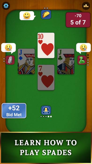 Spades Classic Card Game App-Screenshot #1