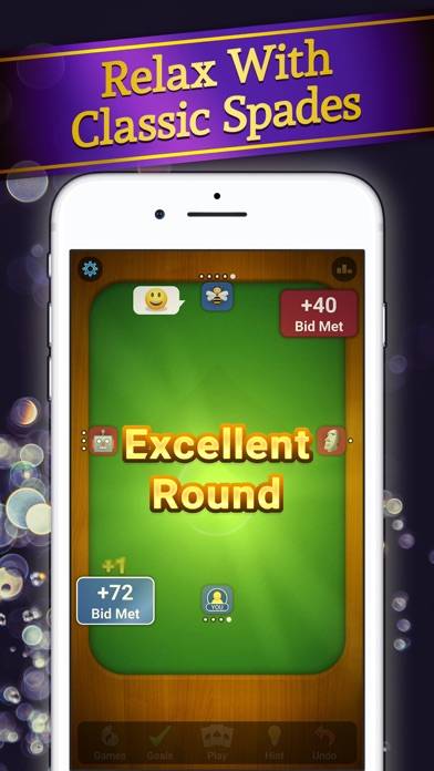 Spades Classic Card Game Captura de pantalla de la aplicación #6