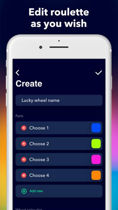 A4 Wheel of fortune App screenshot #3