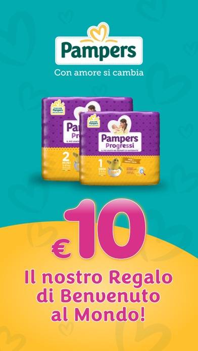 Coccole Pampers Schermata dell'app