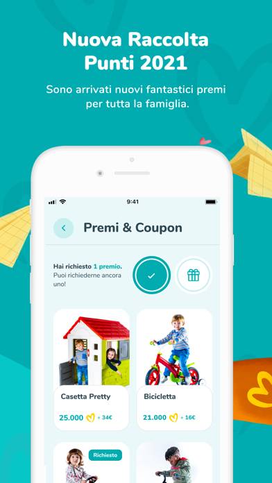 Coccole Pampers Schermata dell'app