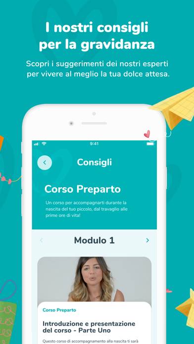 Coccole Pampers Schermata dell'app