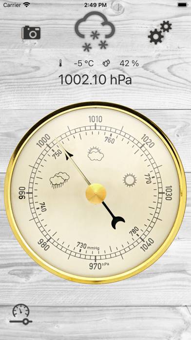 Professional Barometer Capture d'écran de l'application #5