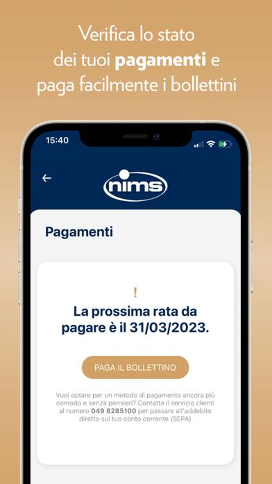 Nims Schermata dell'app