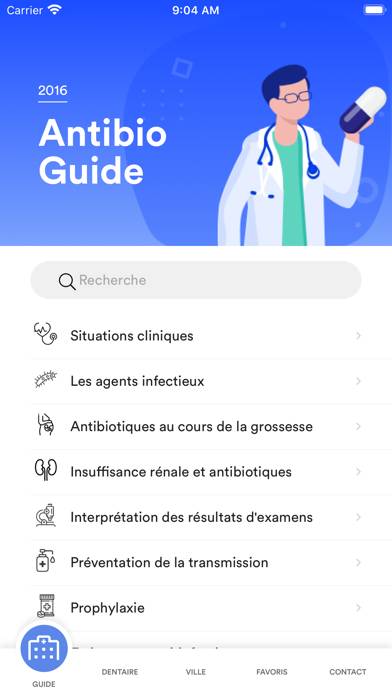 AntibioEst Capture d'écran de l'application