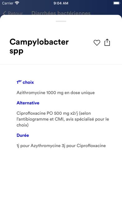 AntibioEst Capture d'écran de l'application