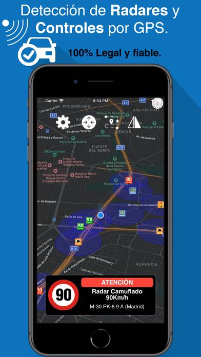 Radars Europe Captura de pantalla de la aplicación #1