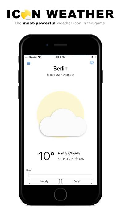 Icon Weather App Bildschirmfoto