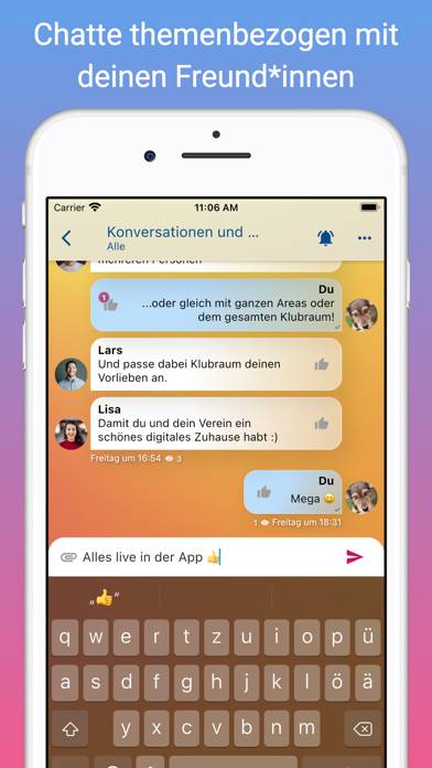 Klubraum App-Screenshot #3